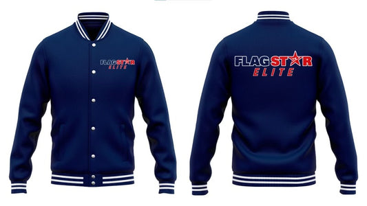 Custom Flag Star Letterman Jacket